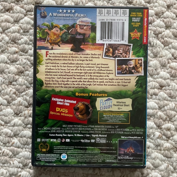Disney Pixar UP DVD - Picture 2 of 3